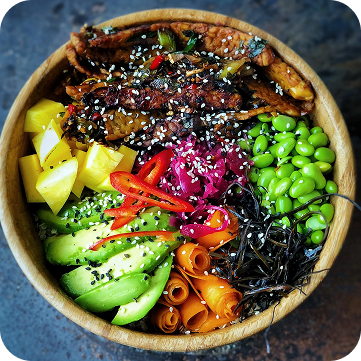 Healthy food bowl